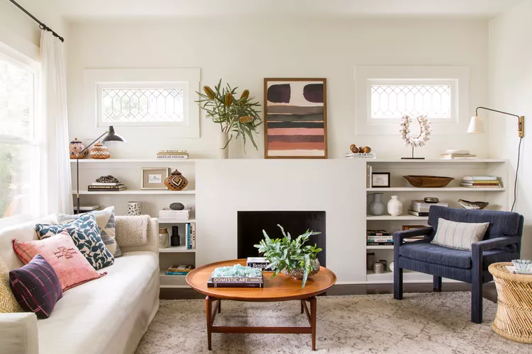 renovated living room